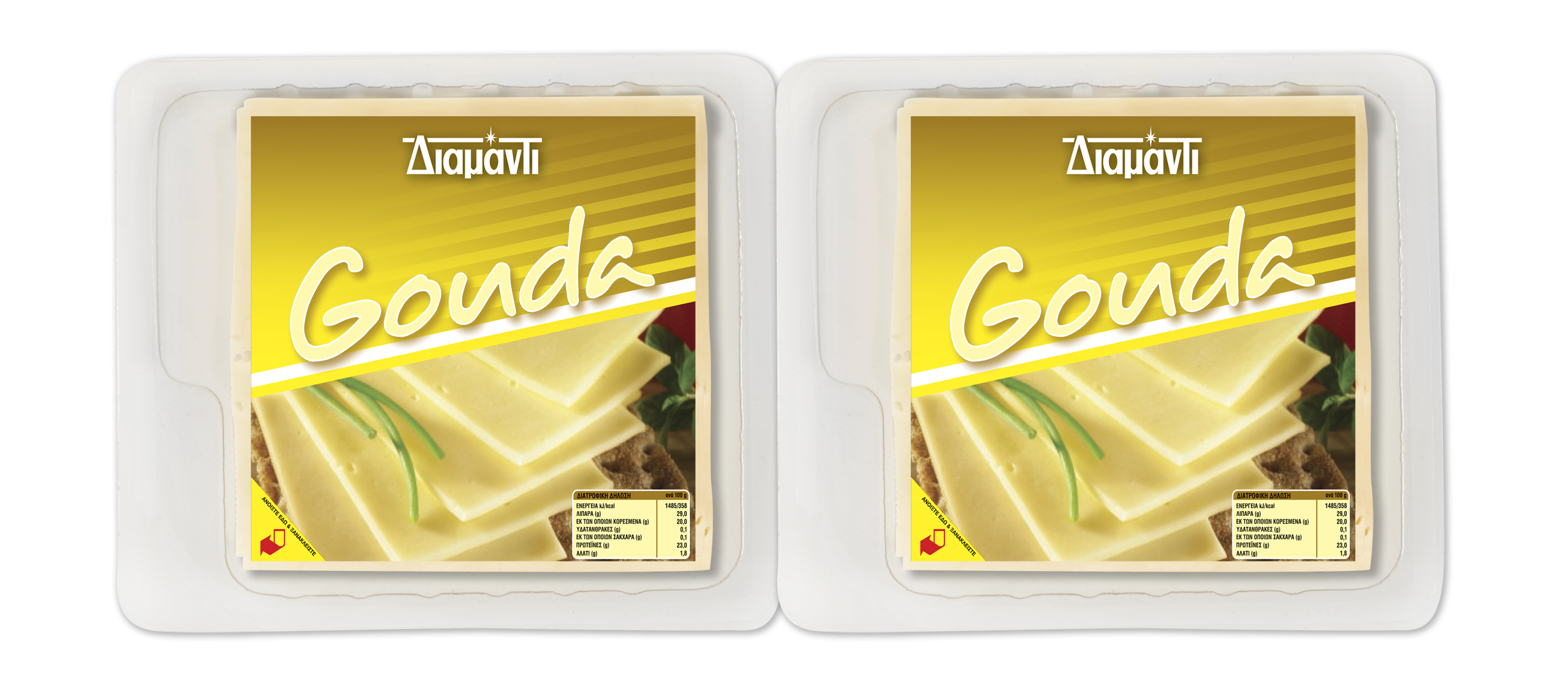 Gouda Φέτες ΔΙΑΜΑΝΤΙ 2X500g