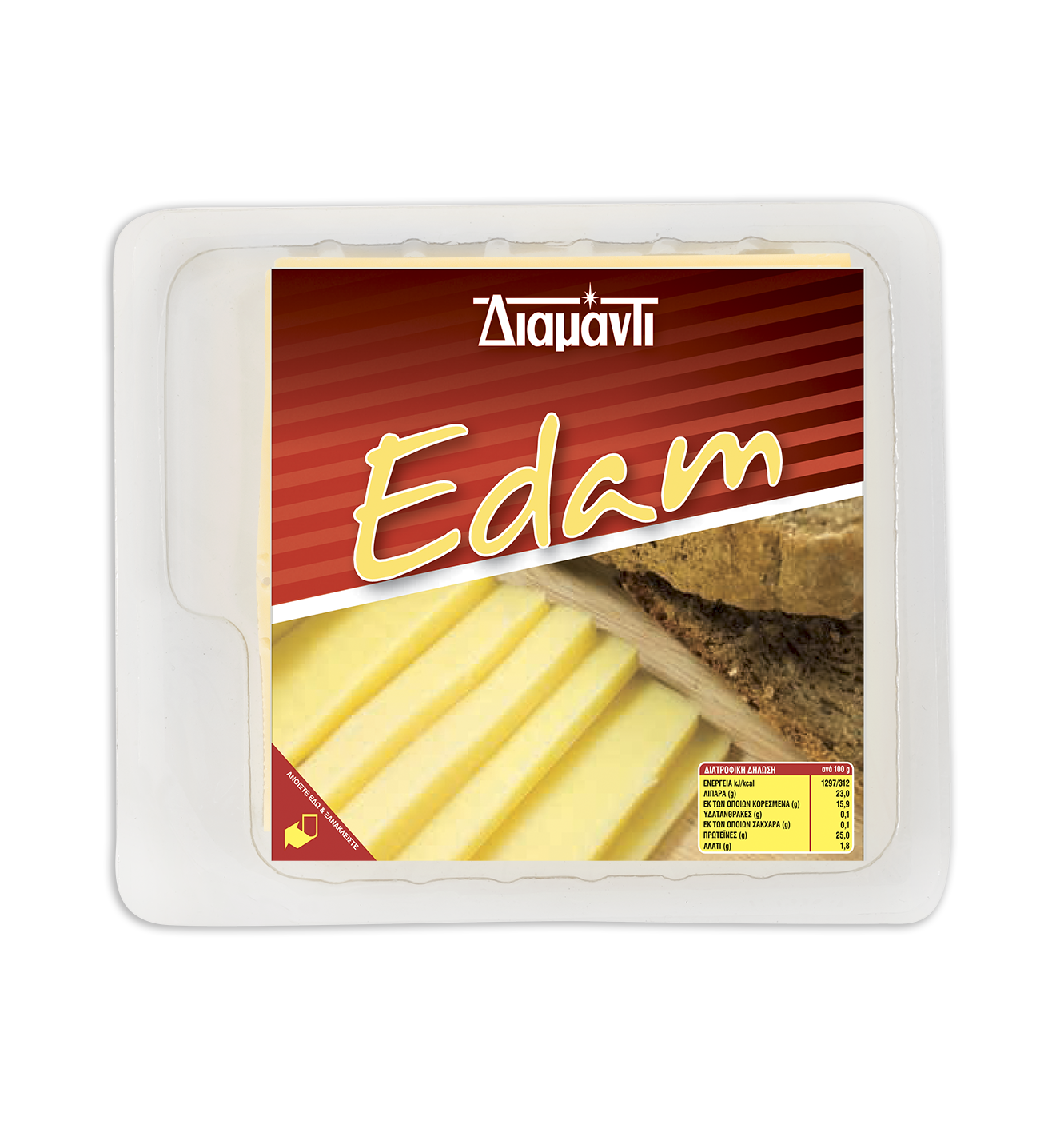 Edam Φέτες ΔΙΑΜΑΝΤΙ 200g