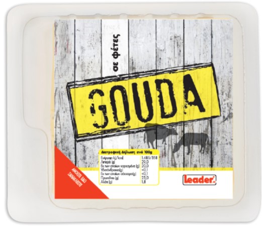 Gouda Φέτες 200g Leader