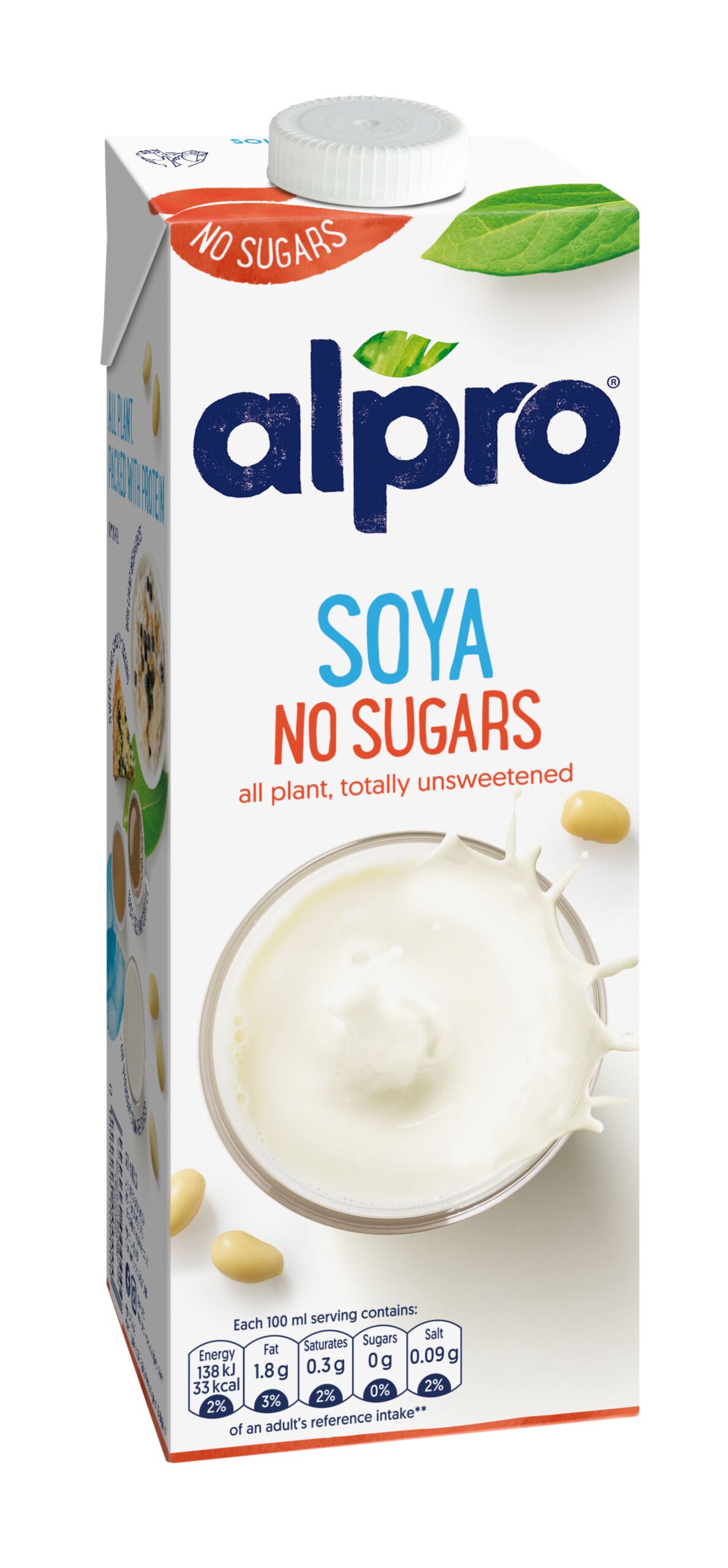 Ρόφημα Σόγιας Natural Χωρίς Ζάχαρη 1L Alpro