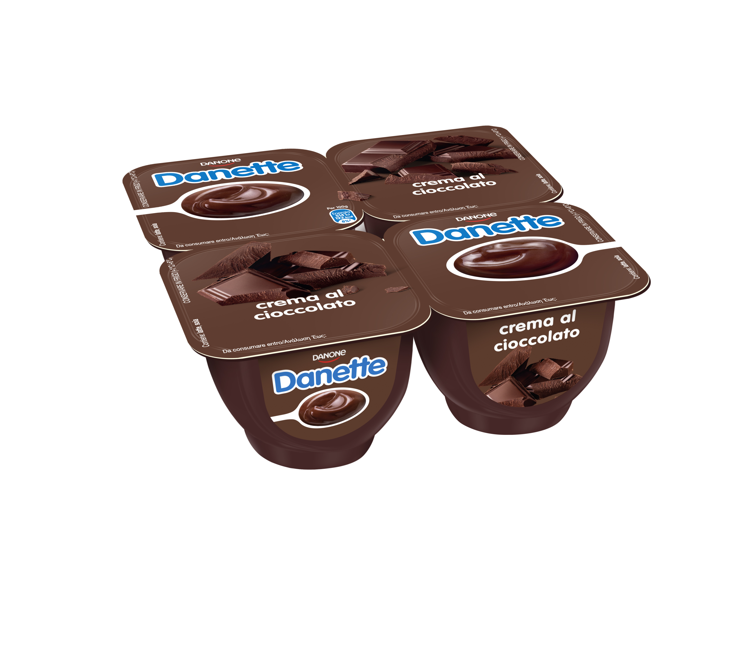 Danette Σοκολάτα 4X125 g