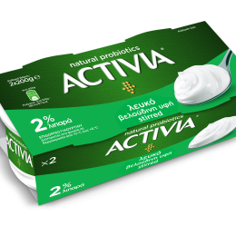 Activia Λευκό 2% 2Χ200 g
