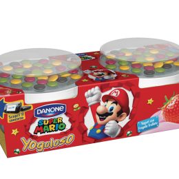 Super Mario Φράουλα Με Σοκολατοκουφετάκια 2X110 g