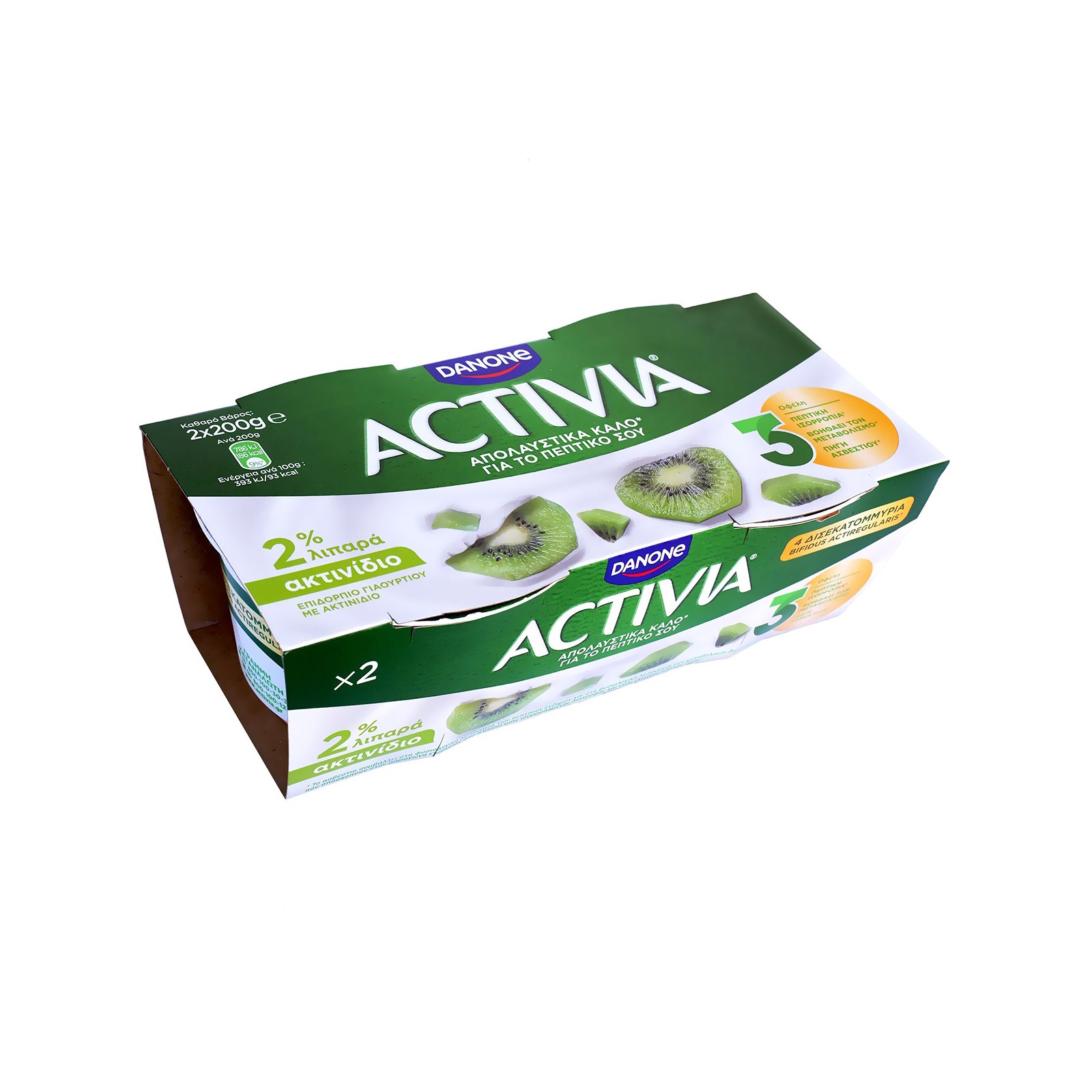Activia Ακτινίδιο 2Χ200 g