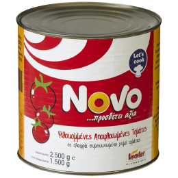 Ψιλοκομμένη Αποφλοιωμένη Τομάτα NOVO 2,5kg