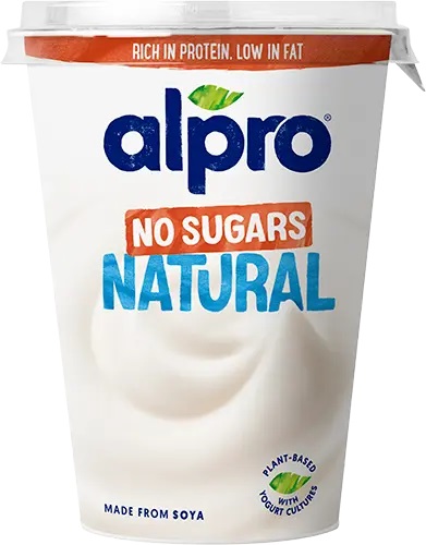 Alpro Φυτικό Επιδόρπιο Σόγιας Χωρίς Ζάχαρη 400g