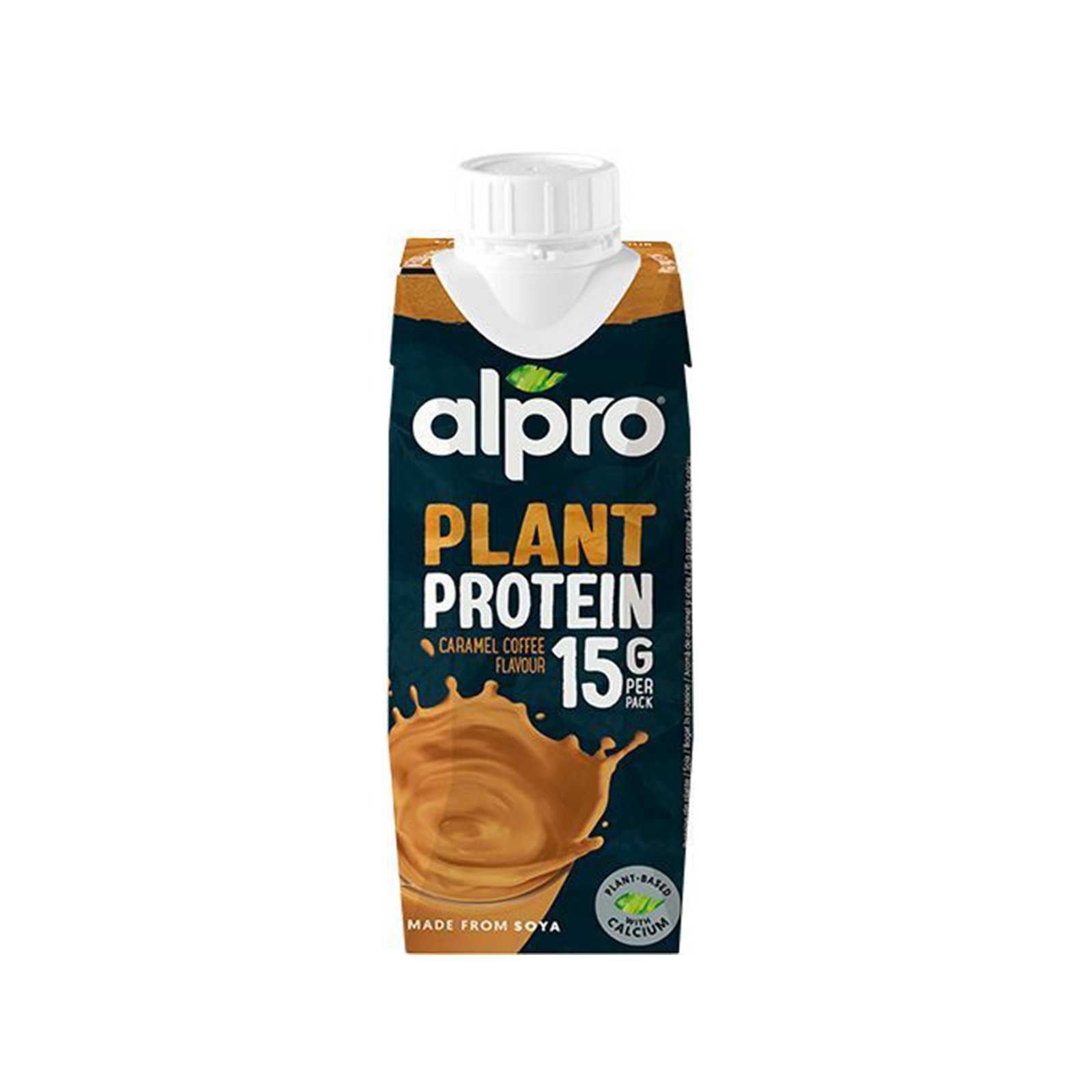 Alpro Ρόφημα Σόγιας Caramel-Coffee.Yψηλής Πρωτεΐνης 250ml